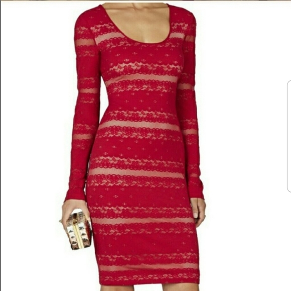 BCBG Tanya Red Dress XS - Picture 1 of 5